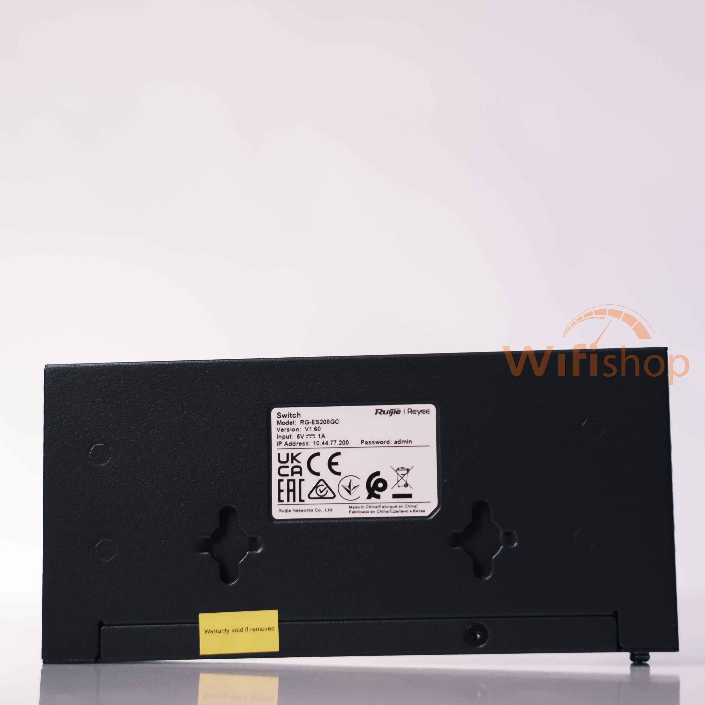 Switch Ruijie RG-ES208GC 8 Cổng Gigabit Smart Cloud Managed