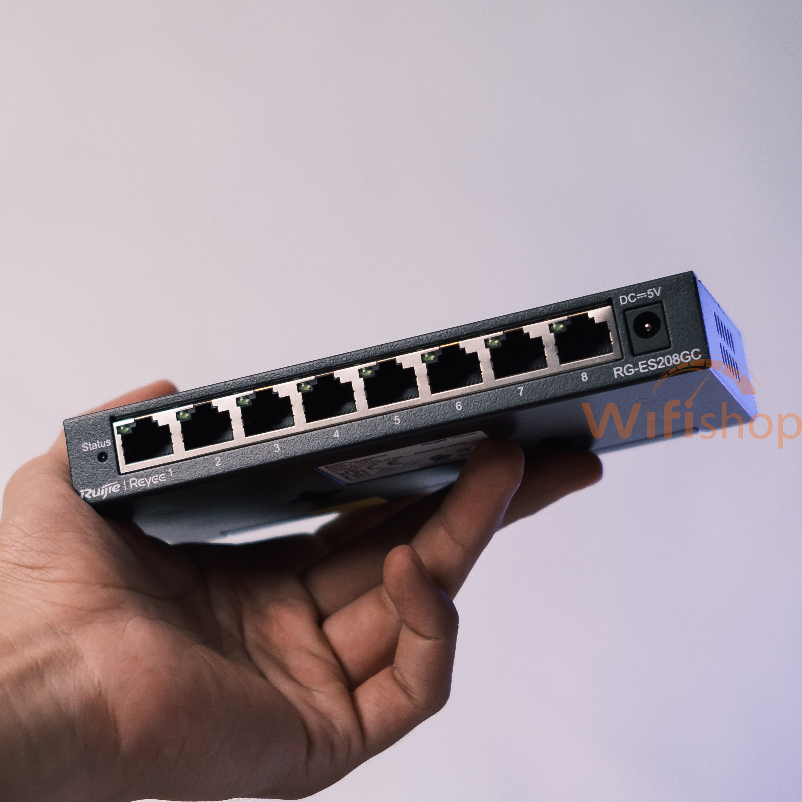 Switch Ruijie RG-ES208GC 8 Cổng Gigabit Smart Cloud Managed