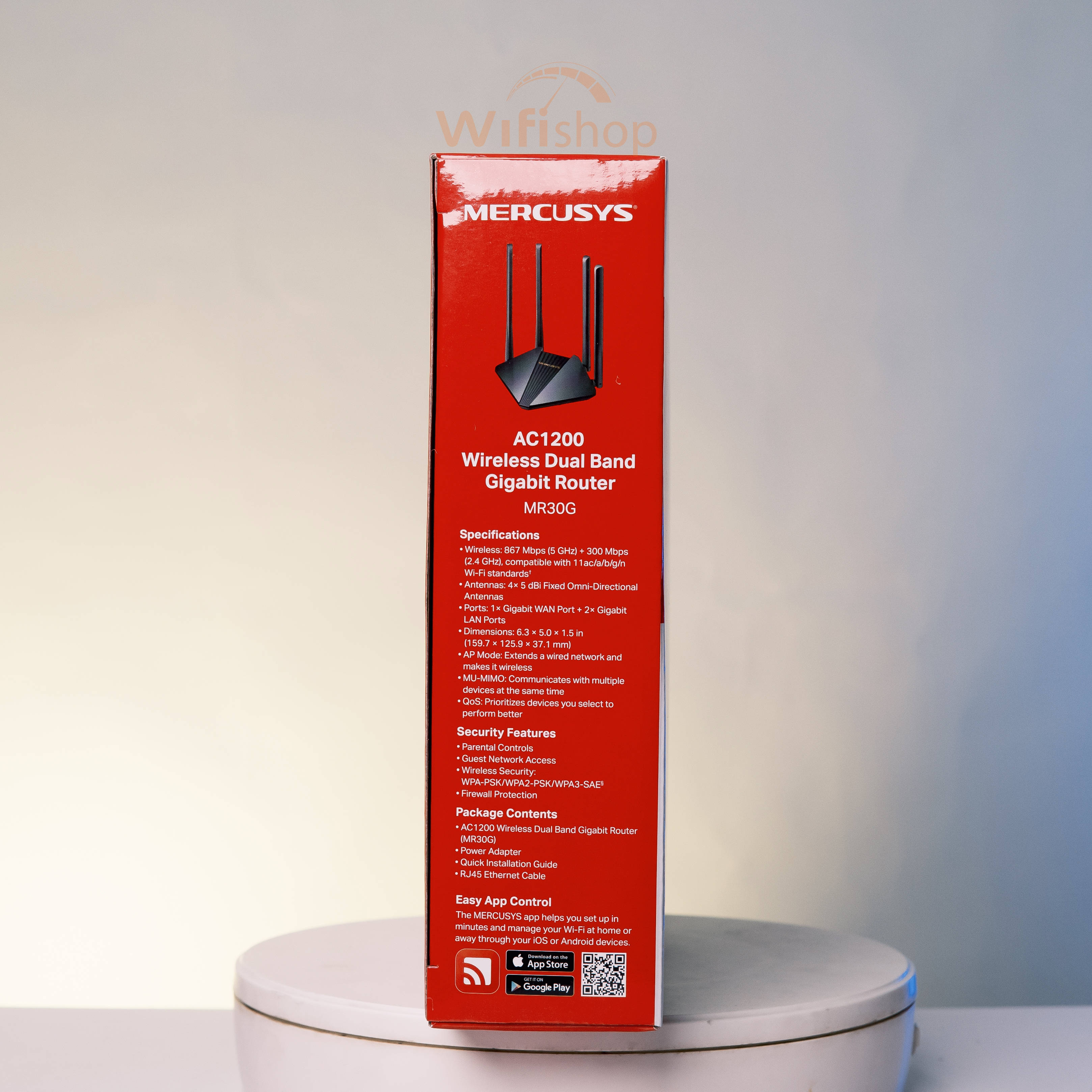 Bộ Phát Wifi Mercusys MR30G băng tần kép AC1200