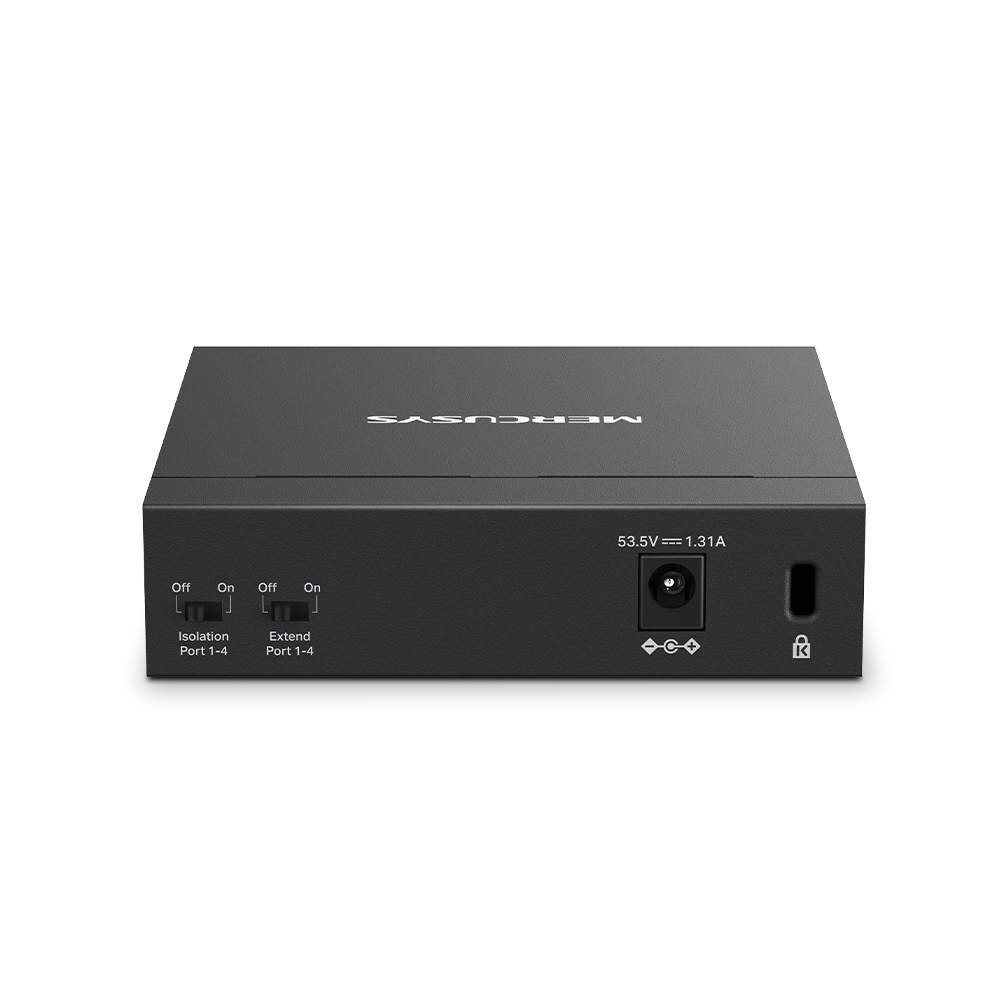 Switch Mercusys MS105GP 5 cổng 1000Mbps với 4 cổng PoE+