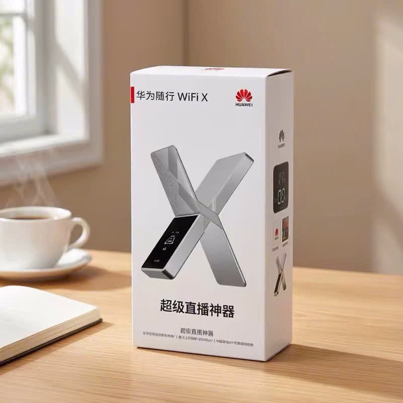 Bộ phát WiFi 5G Huawei Mobile WiFi X tốc độ 5.3Gbps, pin 12.000mAh