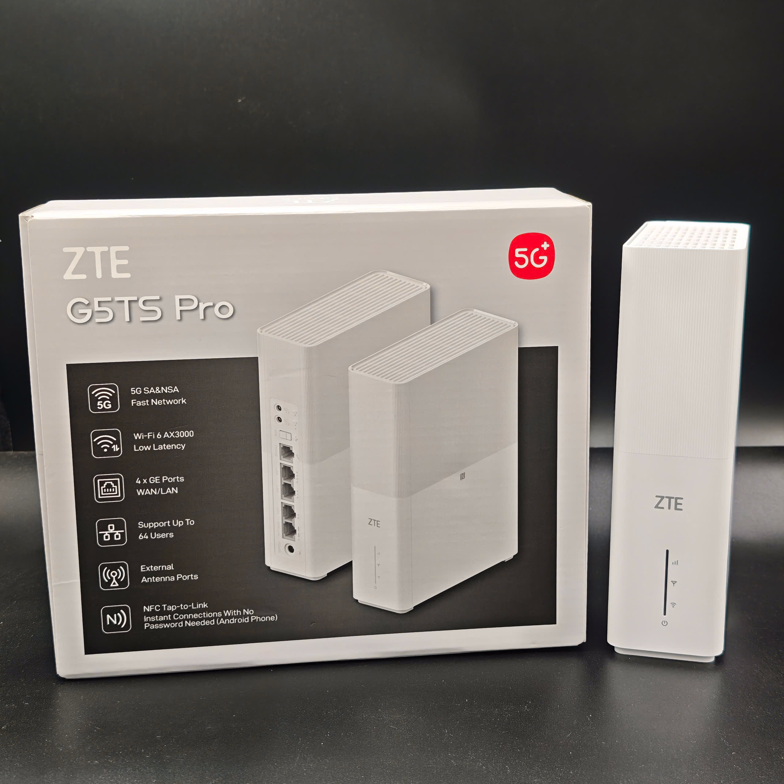Bộ Phát Wifi 5G ZTE G5TS PRO (MC8500) Wifi 6 AX3000