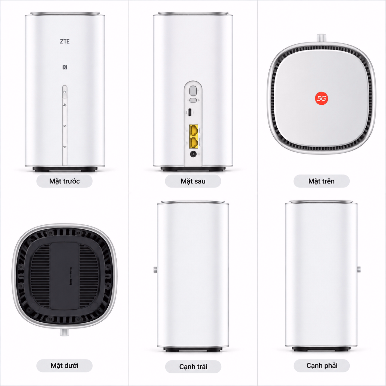 Bộ Phát Wifi 5G ZTE G5 Ultra MC8531 tốc độ 4.29Gbps Wifi 7 flagship BE7200