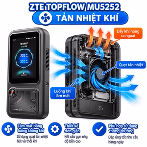 Bộ Phát Wifi 5G ZTE TopFlow MU5252 Wifi chuyên cho Livestream ( Tản Nhiệt Khí )