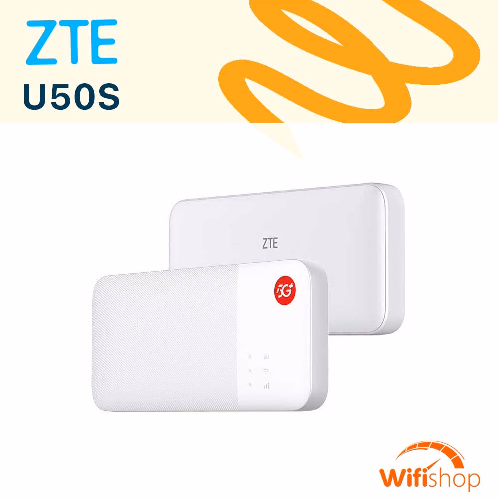 Bộ Phát Wifi 5G ZTE U50S Pin 10.000mAh Wifi 6 1800Mbps