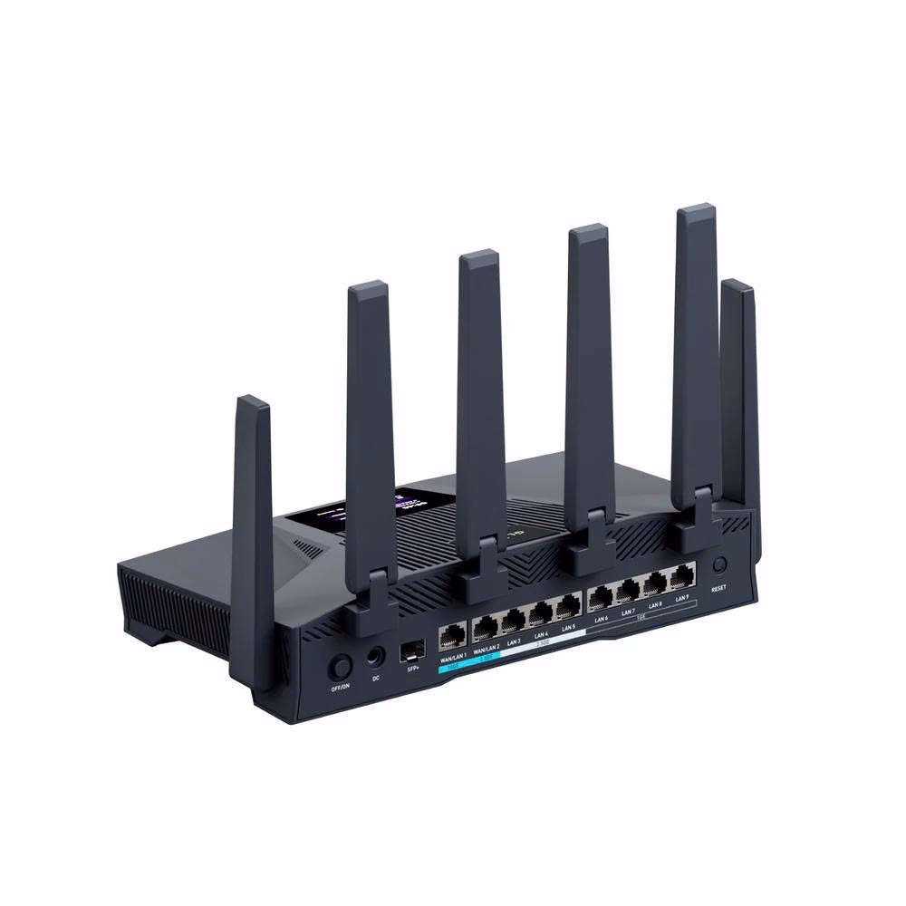 Bộ Phát Wifi 7 GL.iNet Flint 4 (GL-BE14000) 3 Băng tần, 10GbE, 10G SFP+ và 2.5Gb