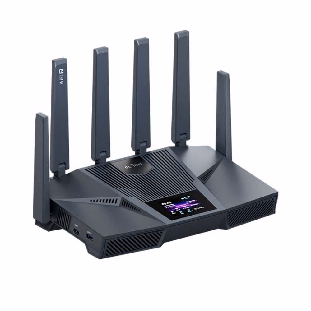 Bộ Phát Wifi 7 GL.iNet Flint 4 (GL-BE14000) 3 Băng tần, 10GbE, 10G SFP+ và 2.5Gb