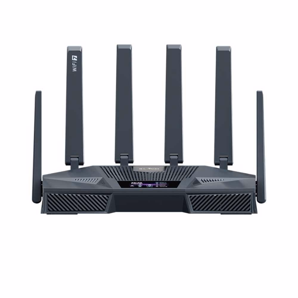 Bộ Phát Wifi 7 GL.iNet Flint 4 (GL-BE14000) 3 Băng tần, 10GbE, 10G SFP+ và 2.5Gb