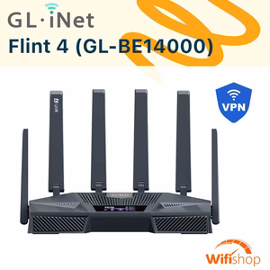 Bộ Phát Wifi 7 GL.iNet Flint 4 (GL-BE14000) 3 Băng tần, 10GbE, 10G SFP+ và 2.5Gb