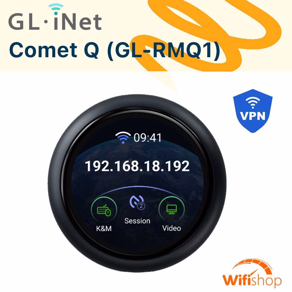 Remote KVM GL.iNet Comet Q (GL-RMQ1) điều khiển iPhone, iPad và máy tính từ xa