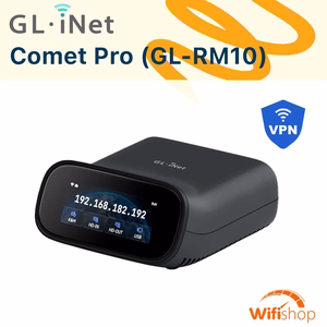 Remote KVM GL.iNet Comet Pro (GL-RM10),Wi-Fi 6, HDMI 4K, màn hình cảm ứng