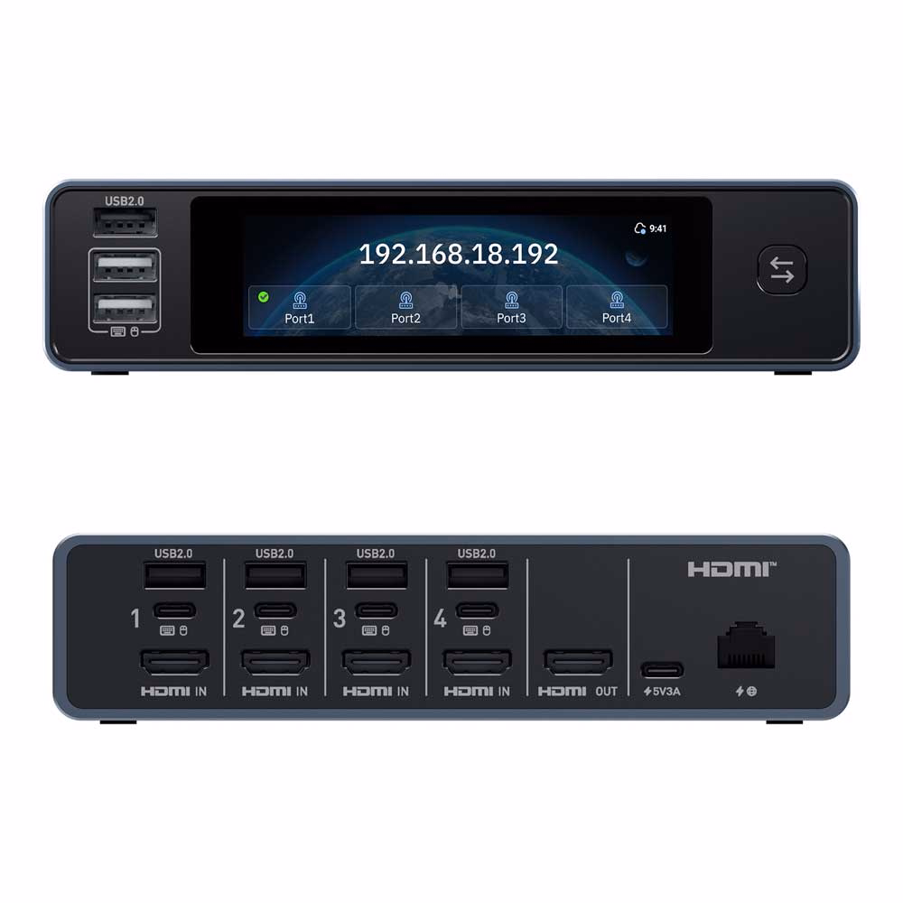 Remote KVM 4 Cổng PoE GL.iNet Comet X (GL-RM4PE)